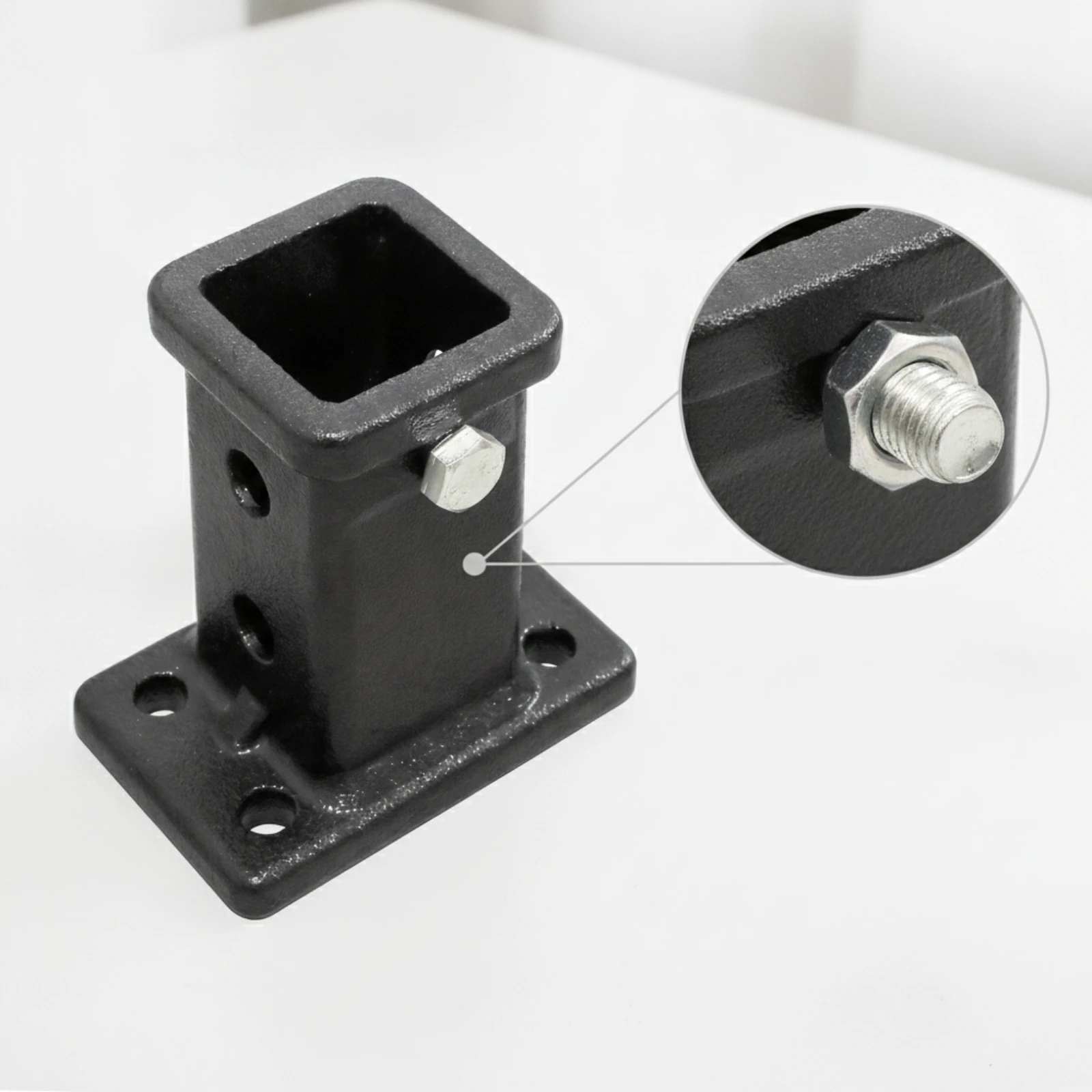 Picture 7: Trailer Hitch Receiver Sleeve Heavy-Duty Receiver Sleeve with Hex Bolt Hitch Adapter High-Strength Hardware Compatible