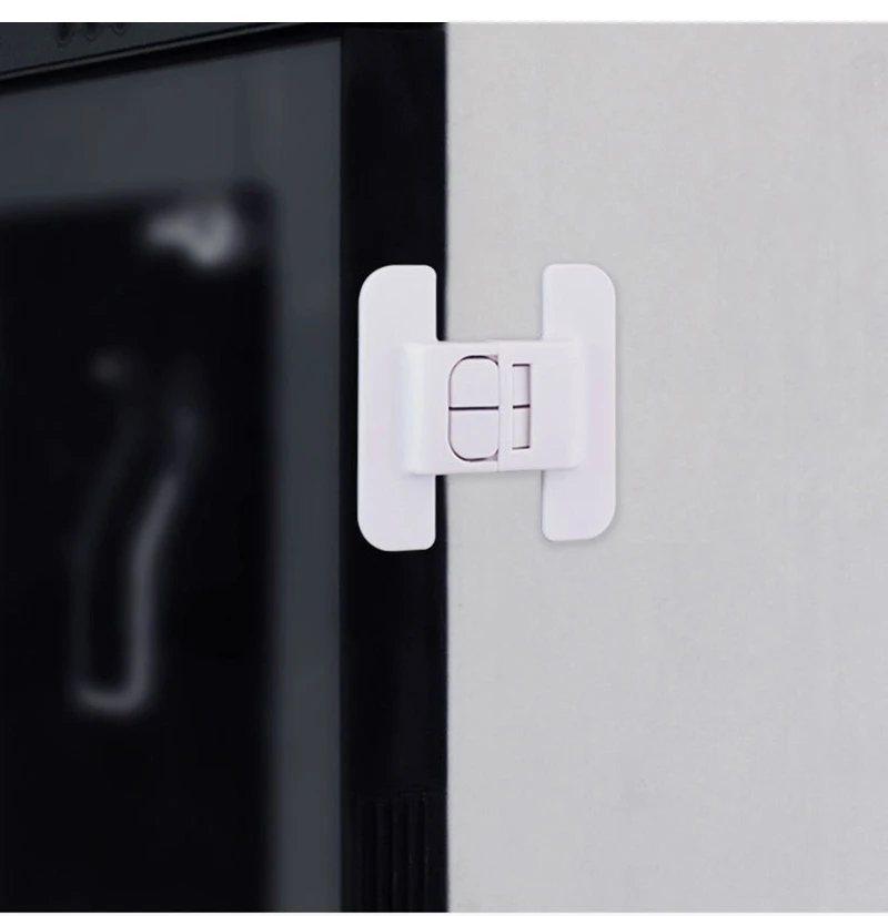 2 Teile/los Baby Sicherheit Schrank Schlösser Schublade Türschlösser für Baby Kind Kleinkind Anti-Kneifen Hand Sicherheit Schutz Sicherheit schnalle – Detail 5