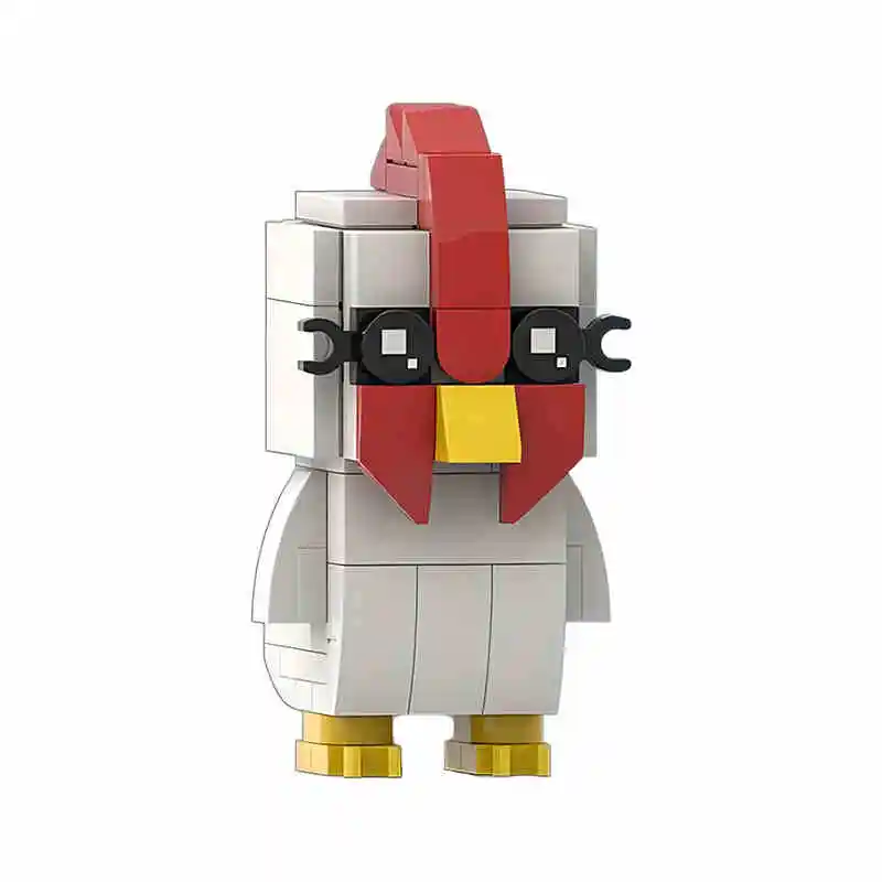 Moive Series Cartoon Frog Character Building Blocks MOC Puppet Doll Square Head Figures Assembly Model Puzzle Toy Birthday Gift