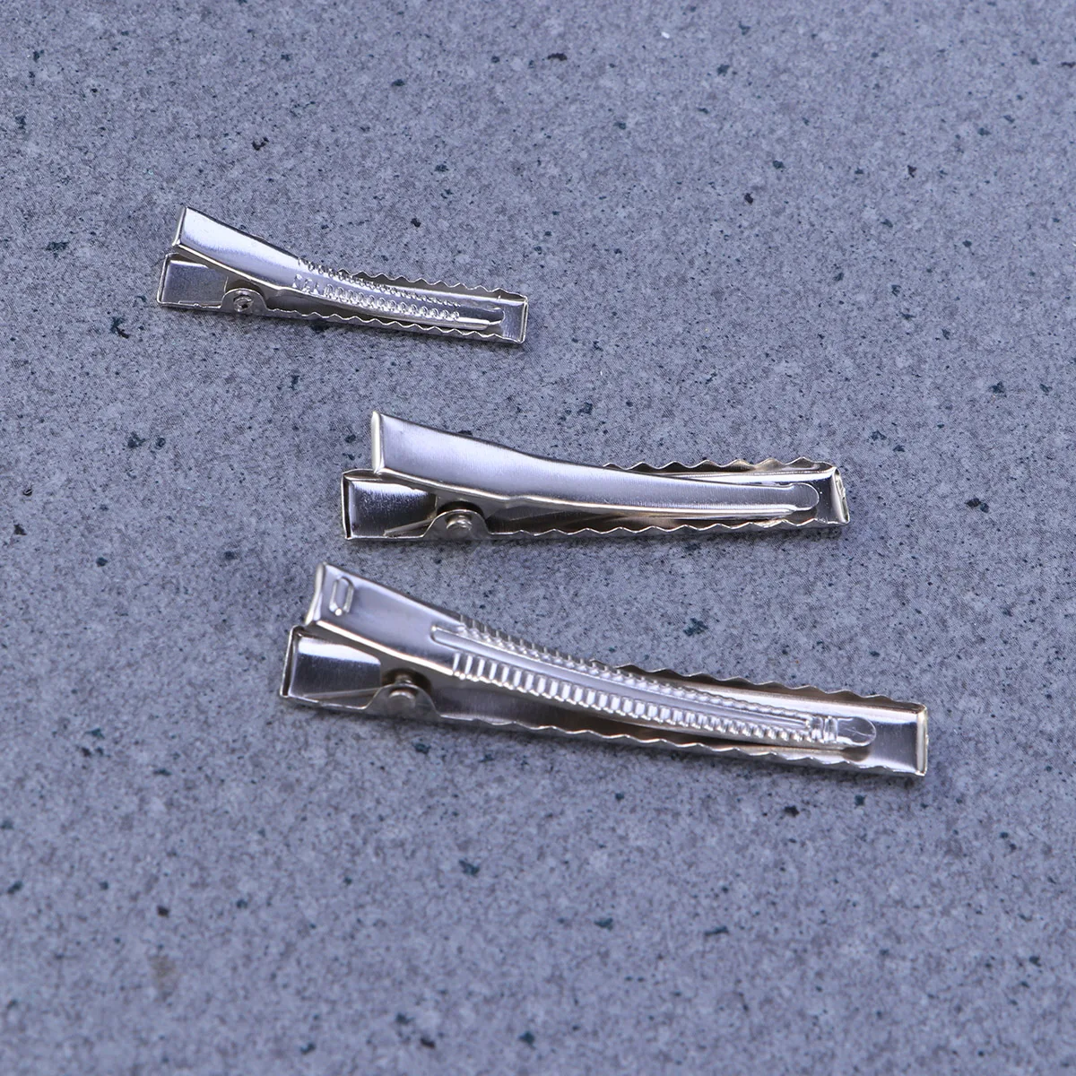 

30Pcs Stainless Steel Hair Clip Accessories DIY Alligator Clips Single Prong for Bow Hairpin Making Hair Accessories