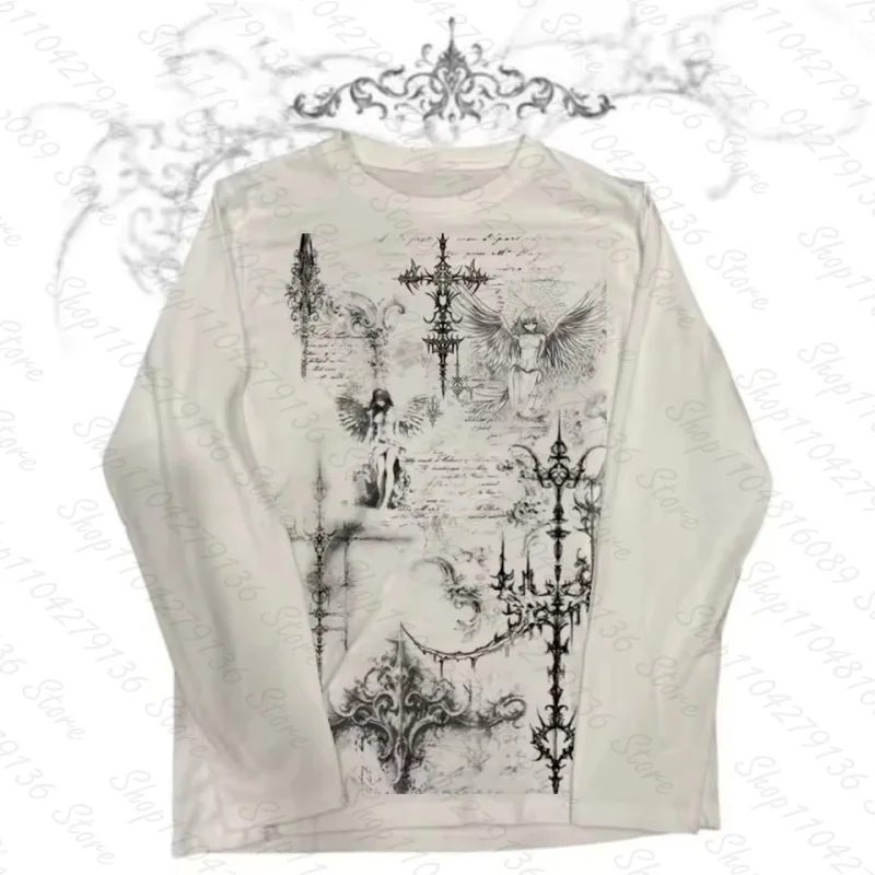 ملابس امرأة للنساء Kawaii Emo الجرافيك تيز Y2k بلايز المحاصيل الأعلى المرأة المرأة اقتصاص شوجو فتاة نمط 90s الملابس خمر