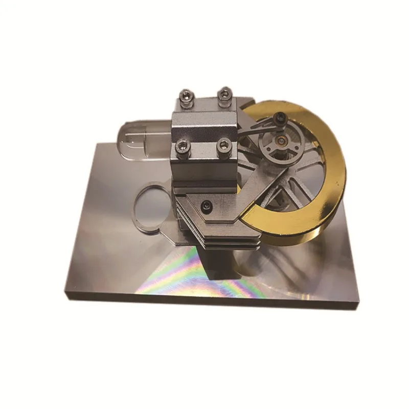 Stirling engine model external combustion engine, teaching equipment, mechanical puzzle assembly