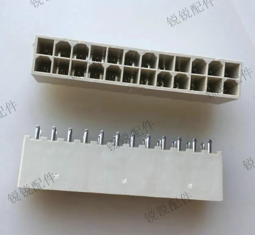 For ATX Power socket on the mainboard 24PIN power socket The distance between the power sockets is 4.2MM