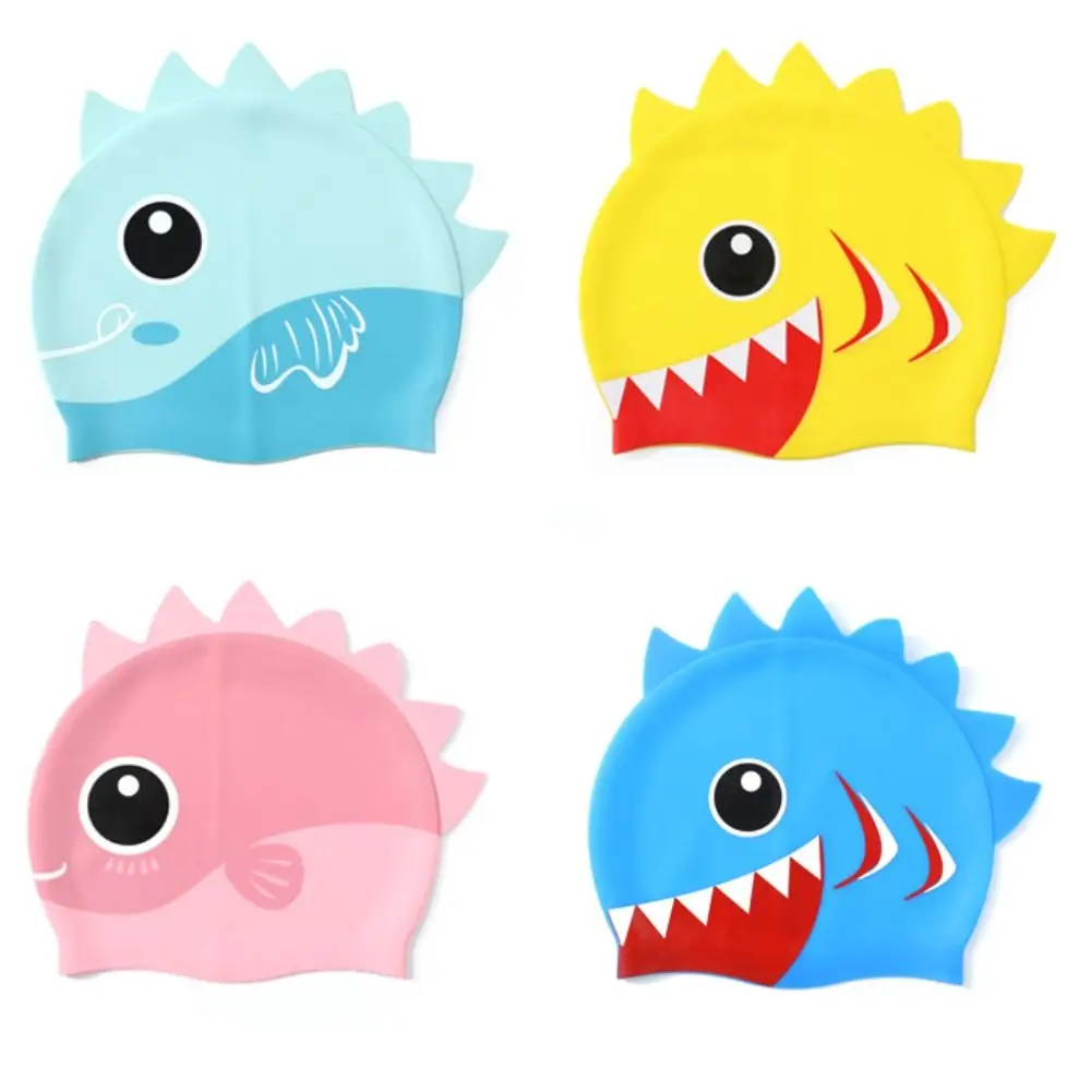 

For Kids For Diving Children Swimming Cap For Long Hair Cartoon Pattern Swim Pool Hat Elastic Hat Swimming Cap Swimming Hat