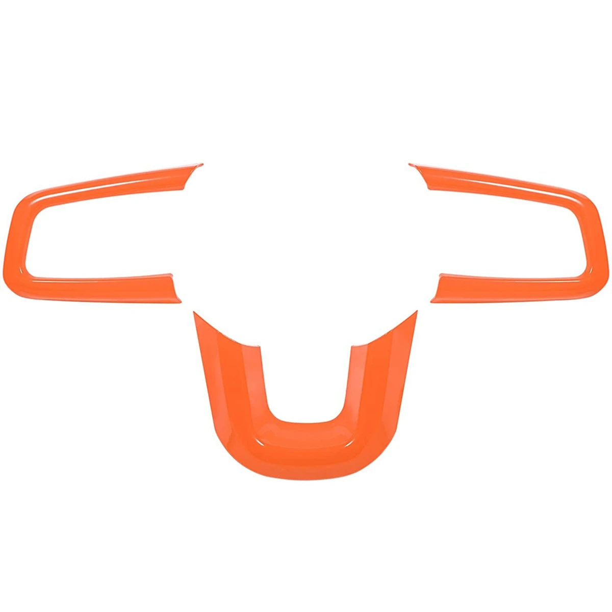 غطاء عجلة قيادة برتقالي ، إكسسوارات داخلية ، ديكور لسيارة ep wangler JL gliator JT