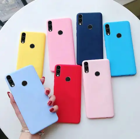 Candy Color Silicon TPU Soft Case For Huawei Honor 8X 8C 8A 8S Honor 20 10 9 8 Lite P30 P20 P10 P Smart Y9 2019 phone back cover