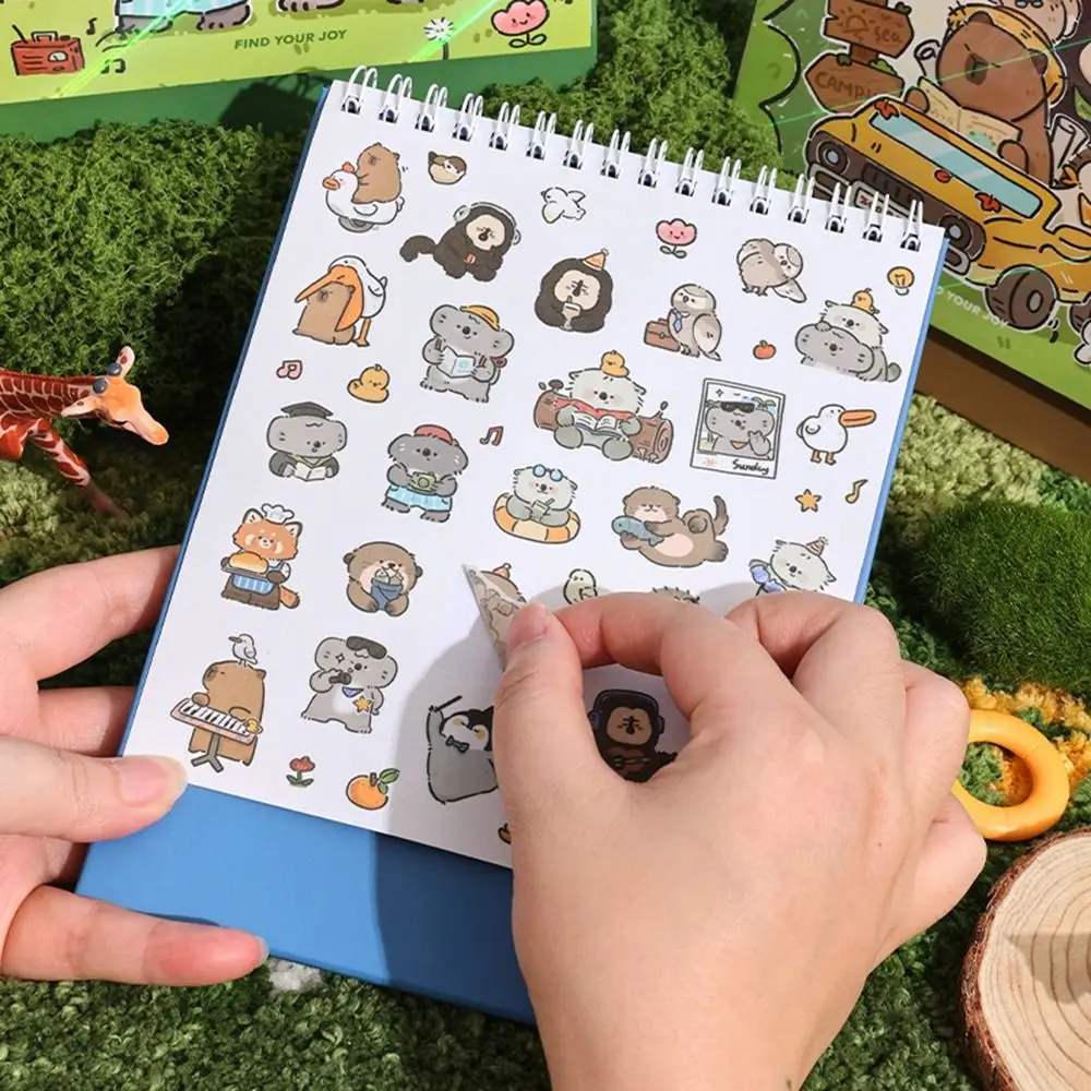 

New Cartoon Animal 2025 Calendar Daily Monthly Planner Portable Snake Year Calendar Schedule Calendar Home Decoration