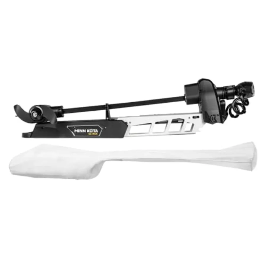 

Изготовленный на заказ чехол для троллингового двигателя, предназначенный для модели MINN KOTA Ultrex 60, прочный белый защитный щиток для катания на лодках на открытом воздухе, погодный