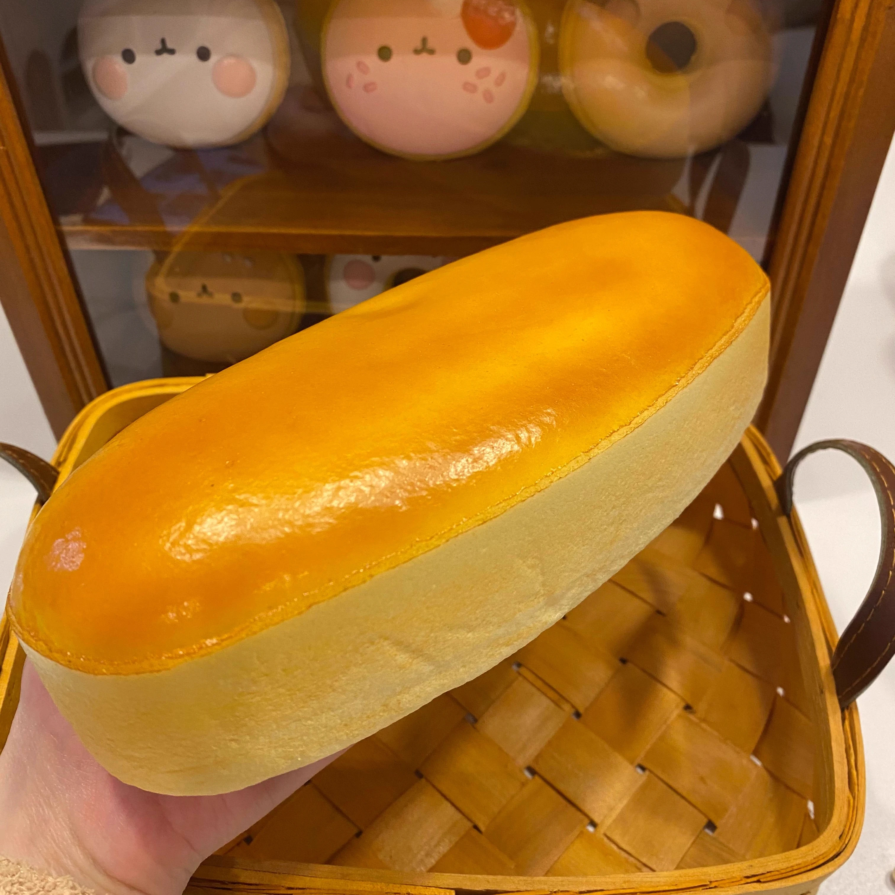 1pc 8.26in Torta Di Compleanno Falso Grande Torta Di Formaggio Squishy Lento Aumento Alleviare Lo Stress Agitarsi Squishy Giocattoli Scherzo Puntelli Spremere Cibo