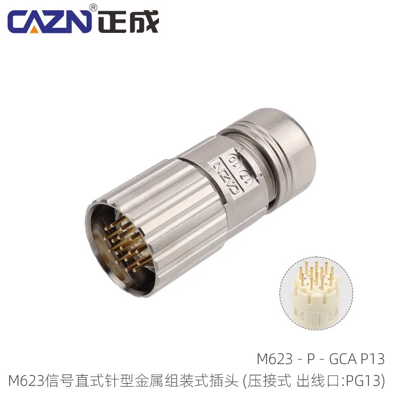 M23 connector 12 19 holes 17 core 6 pin 8PIN clockwise servo motor encoder aviation plug holder