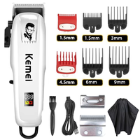 Kemei Electric Hair Clipper KM-PG809A Hair Cut Wireless Trimmer Men Professional Clipper Machine Rechargeable Hair Cut Barber
