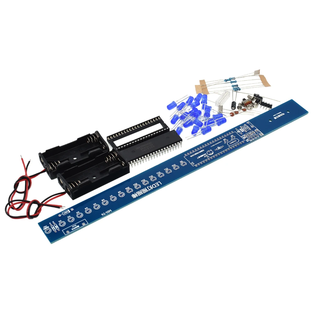 WAVGAT LED lamp shake stick DIY kit 51 MCU STC89C52 electronic technology welding training assembly student laboratory