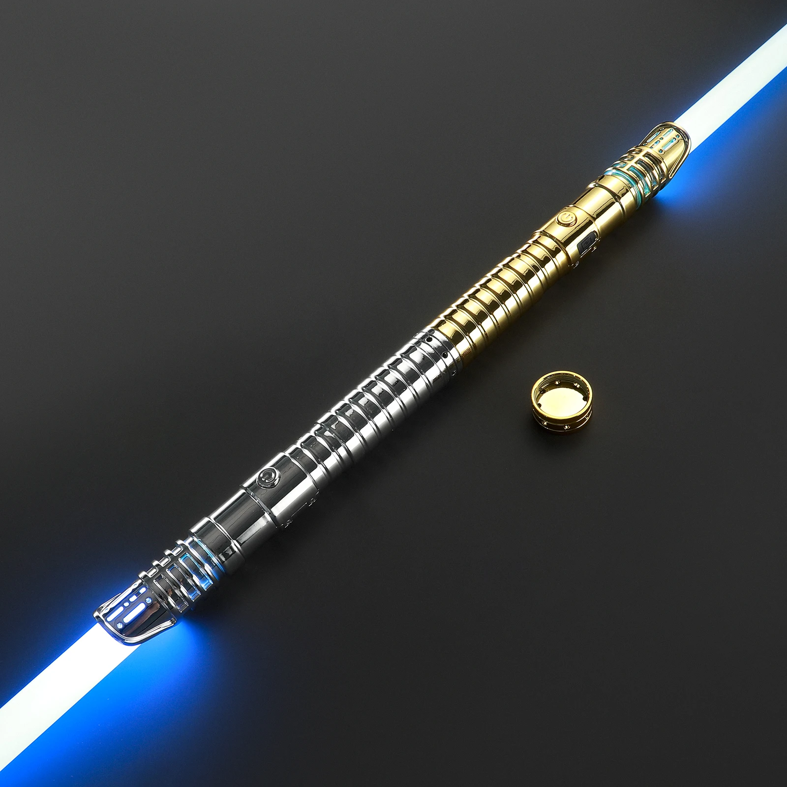 LGT Saberstudio Plastic Lightsaber 2 PCS Plastic Handle Double 7/8 inch PC Blade 8 Sounds Fonts 12 RGB Colors