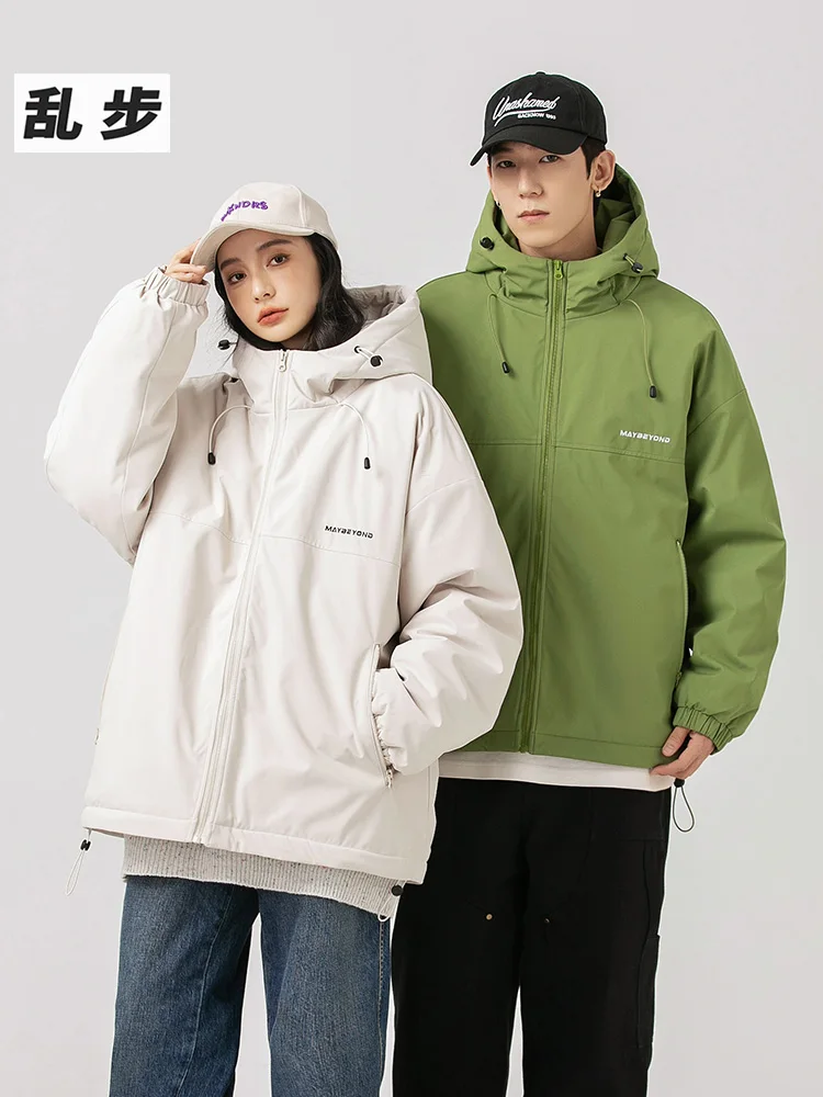 

Зимняя новая утепленная куртка-пуховик из хлопка, ветрозащитная, водонепроницаемая, для снега, молодежная, повседневная, свободного кроя