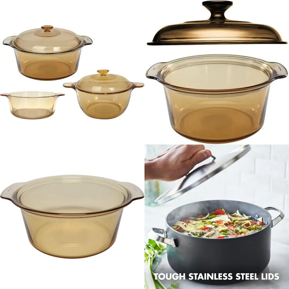 

GreenPan Paris Pro Collection: 11-Piece Hard Anodized Ceramic Nonstick Cookware Set with Stainless Steel Lids, PFAS-Free
