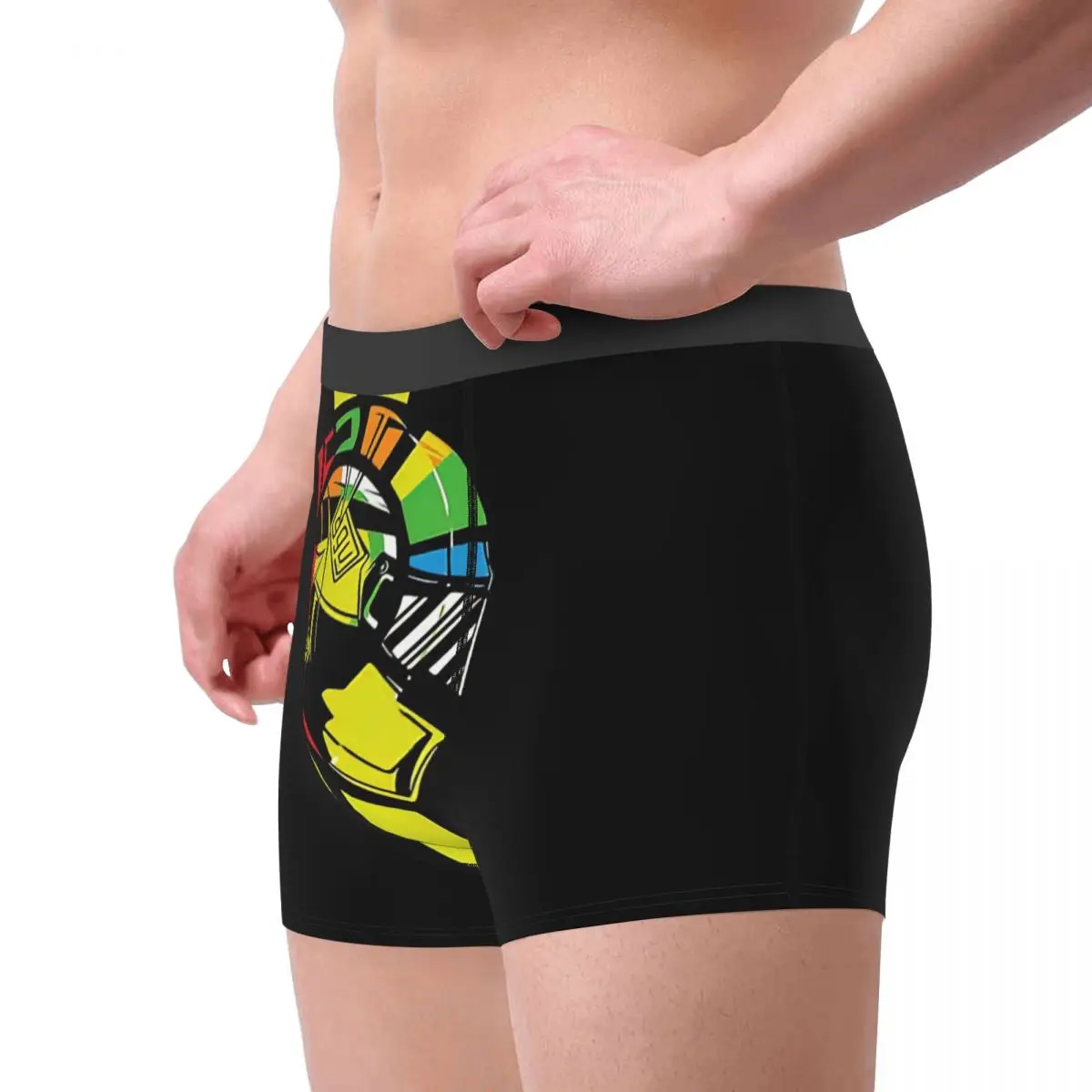 Rossi Motor Racer Underpants Cotton Panties Man Underwear Print Shorts Boxer Briefs