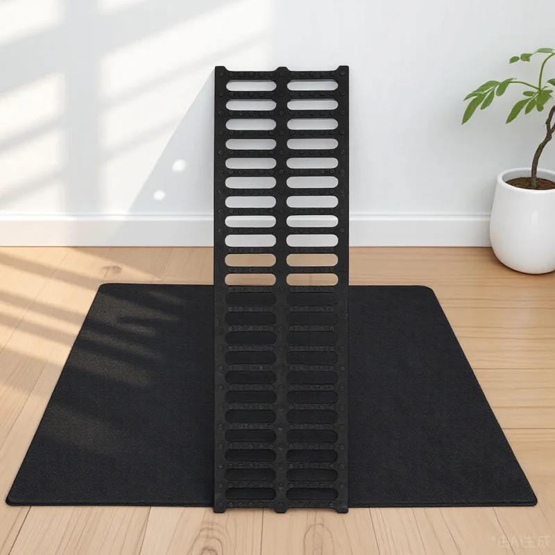 

Plastic Drain Cover Outdoor Drainage Grate Rectangular Gutter Grid Channel Sewer Cover for Kitchen Garage Basement Yard