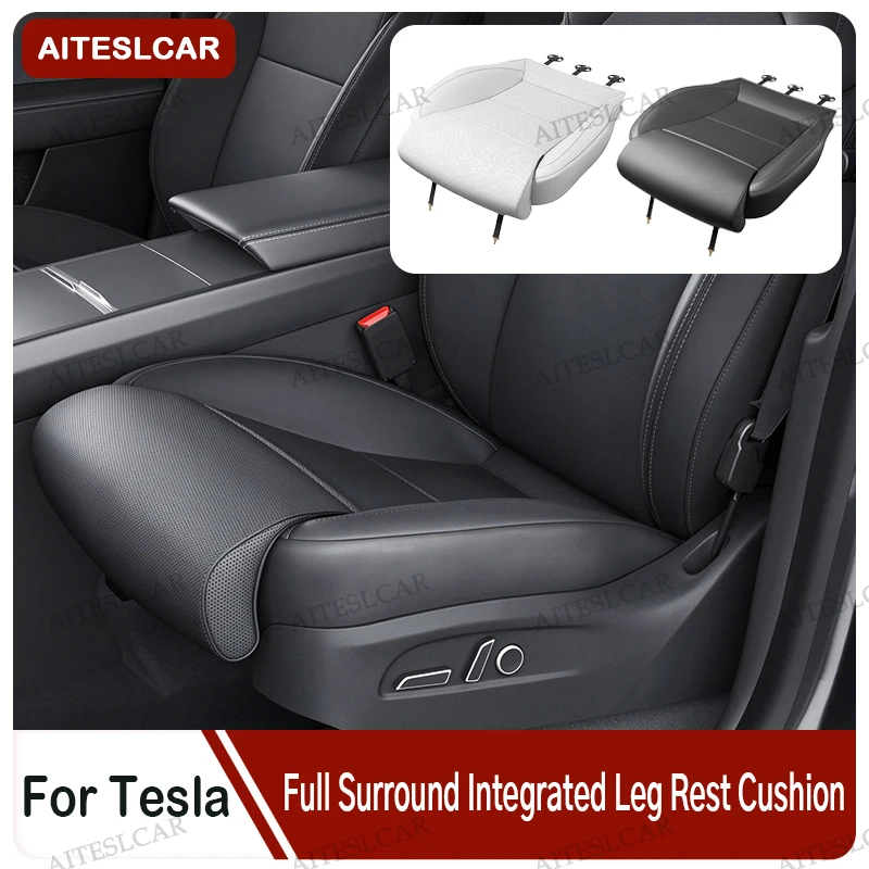 Leg Support Extension Seat Cover For Tesla 2026 Model Y Juniper Model 3 Highland Memory Foam Extender Cushion Car Interior