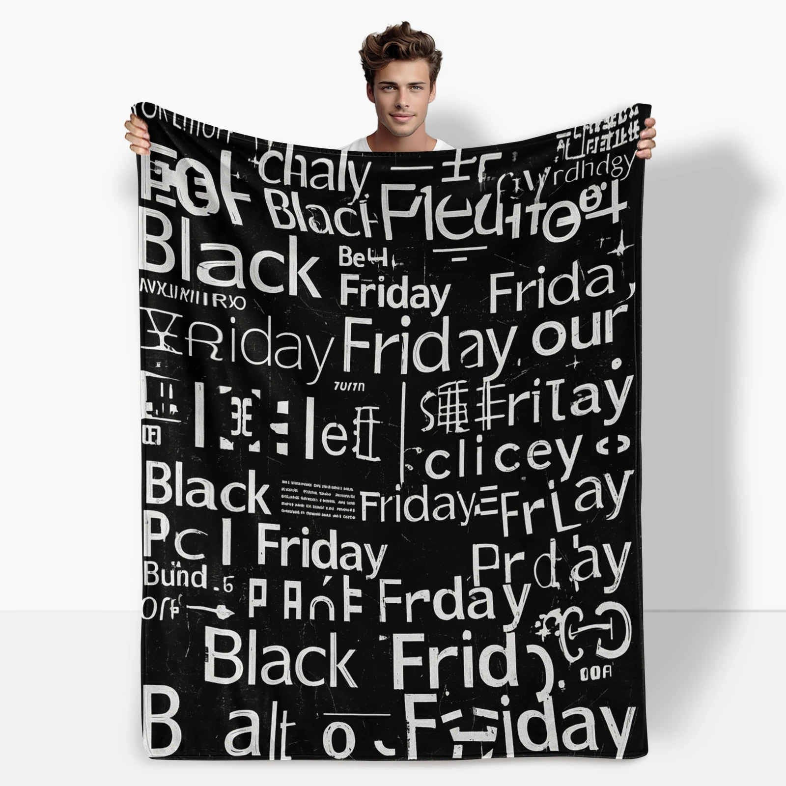 Thoughtful Text Theme Black Friday Blanket Warms Hearts Of Family And Friends With Cozy Feelings