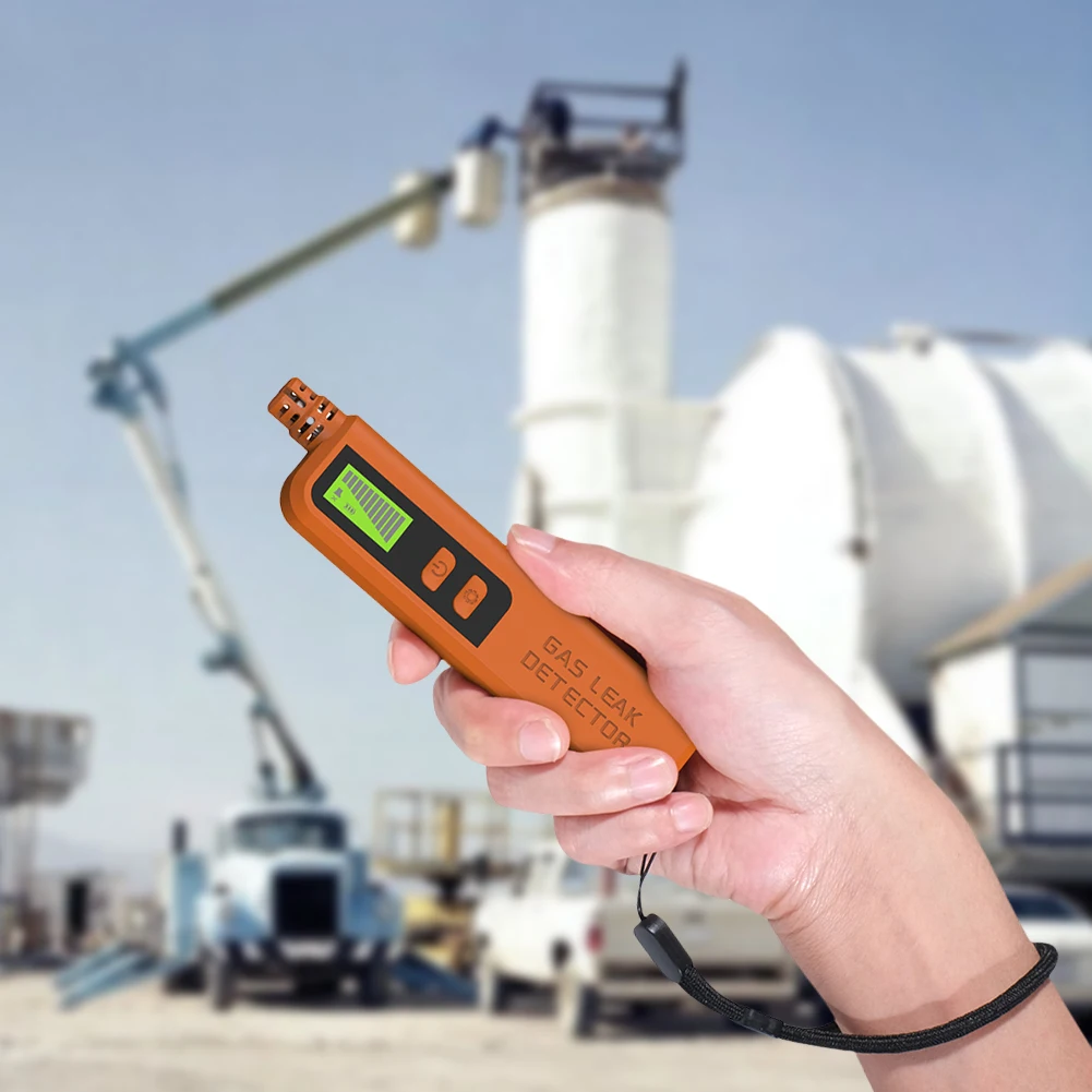 

Natural Gas Detector with Audible & Visual Alarm Combustible Gas Detector Combustible Gas Leak Tester for Home and RV