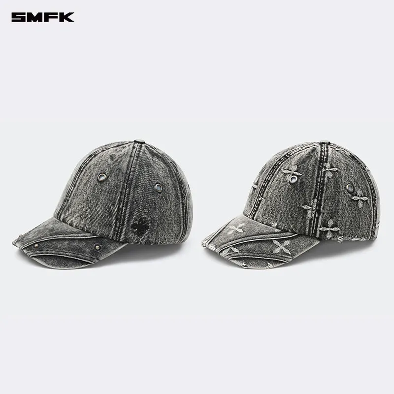 

SMFK Storm Embroidered Baseball Caps Denim Vintage Baseball Hat Classic Adjustable Sports Hats Women and Men Unisex Dome Caps