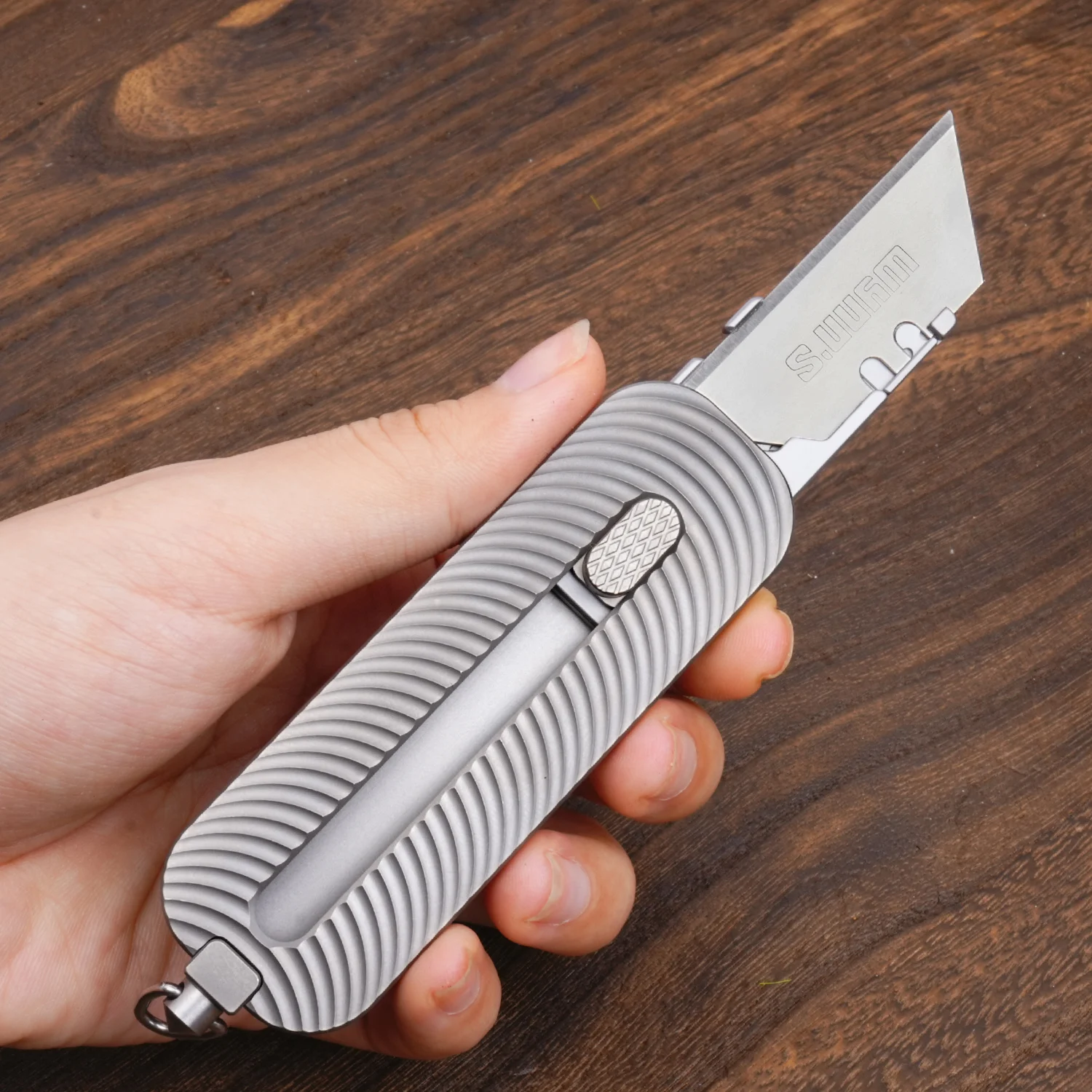 Titanium Alloy Practical Knife Multifunctional Detachable Portable Outdoor Tactical Knife Can Break The Window For Help
