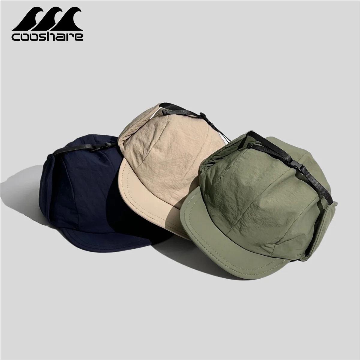 Ski Cap Winter Waterproof Clip Cotton Russian Cap Men Women Riding Warm Windproof Ear Protection Cap short-brim Flight Cap