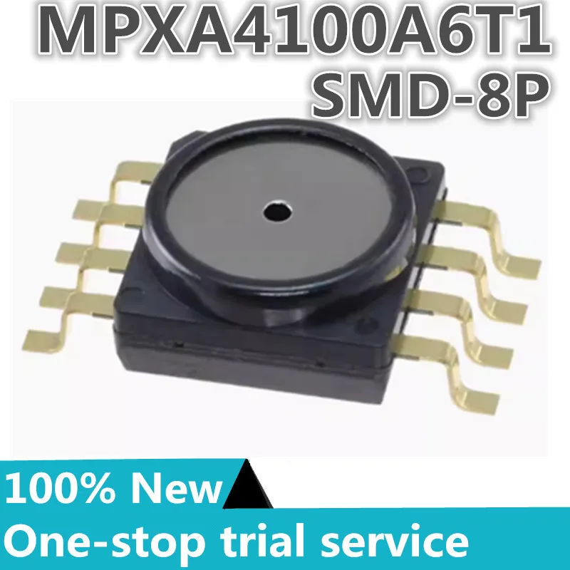 

2-50pcs %New spot MPXA4100A6T1 SOP8 2.9PSI ~ 15.23PSI (20kPa ~ 105kPa) 58.02PSI (400kPa) absolute pressure sensor