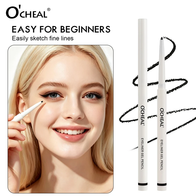 Eyeliner Gel Pen, Waterproof, Sweatproof, Easy to Use, Long-Lasting Eyeliner Pen, Under-Eye Pencil for Students