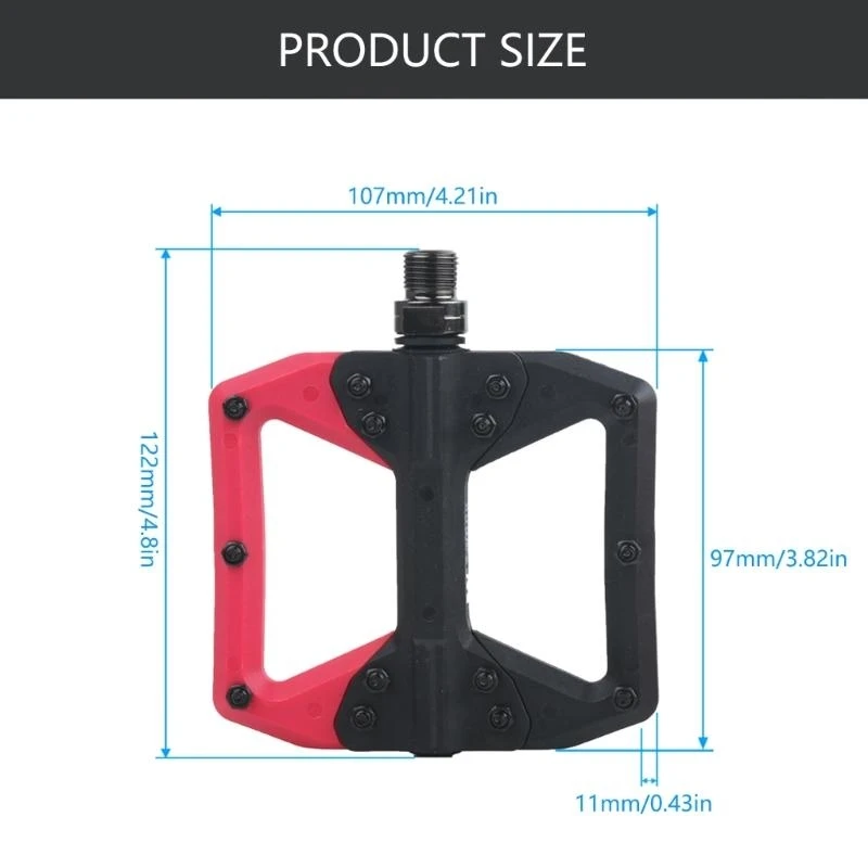 توسيع الدواسات المسطحة لركوب الدراجات الدواسات #3