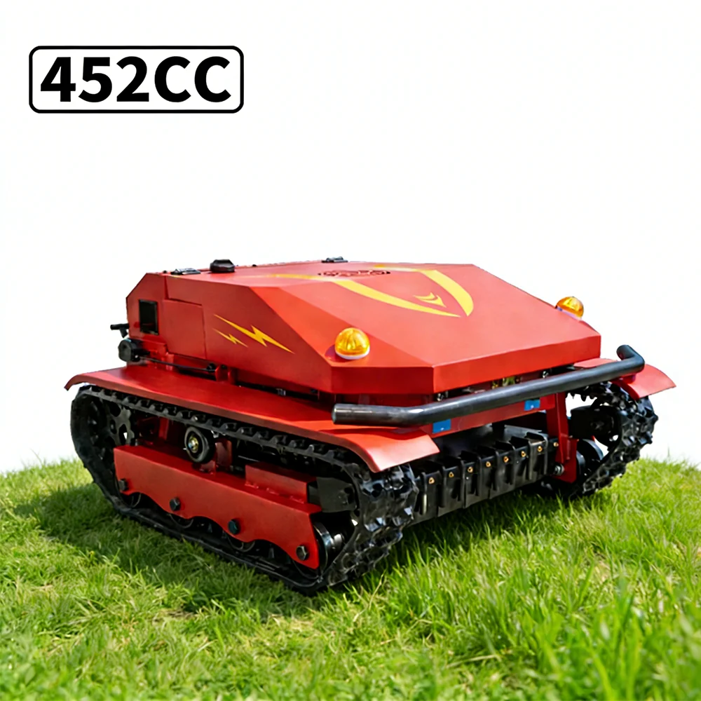 452cc 4-السكتة الدماغية التحكم عن بعد 670 مللي متر عرض القطع الزاحف المسار RCs لمزرعة Hilly Terrain الكبيرة #1