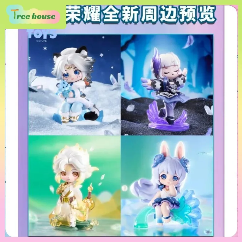 New Release Honor of Kings Art Toy Blind Box: Crystal Canyon Collection, Cute Anime Statues&Desktop Ornaments,Handmade blind box view 5