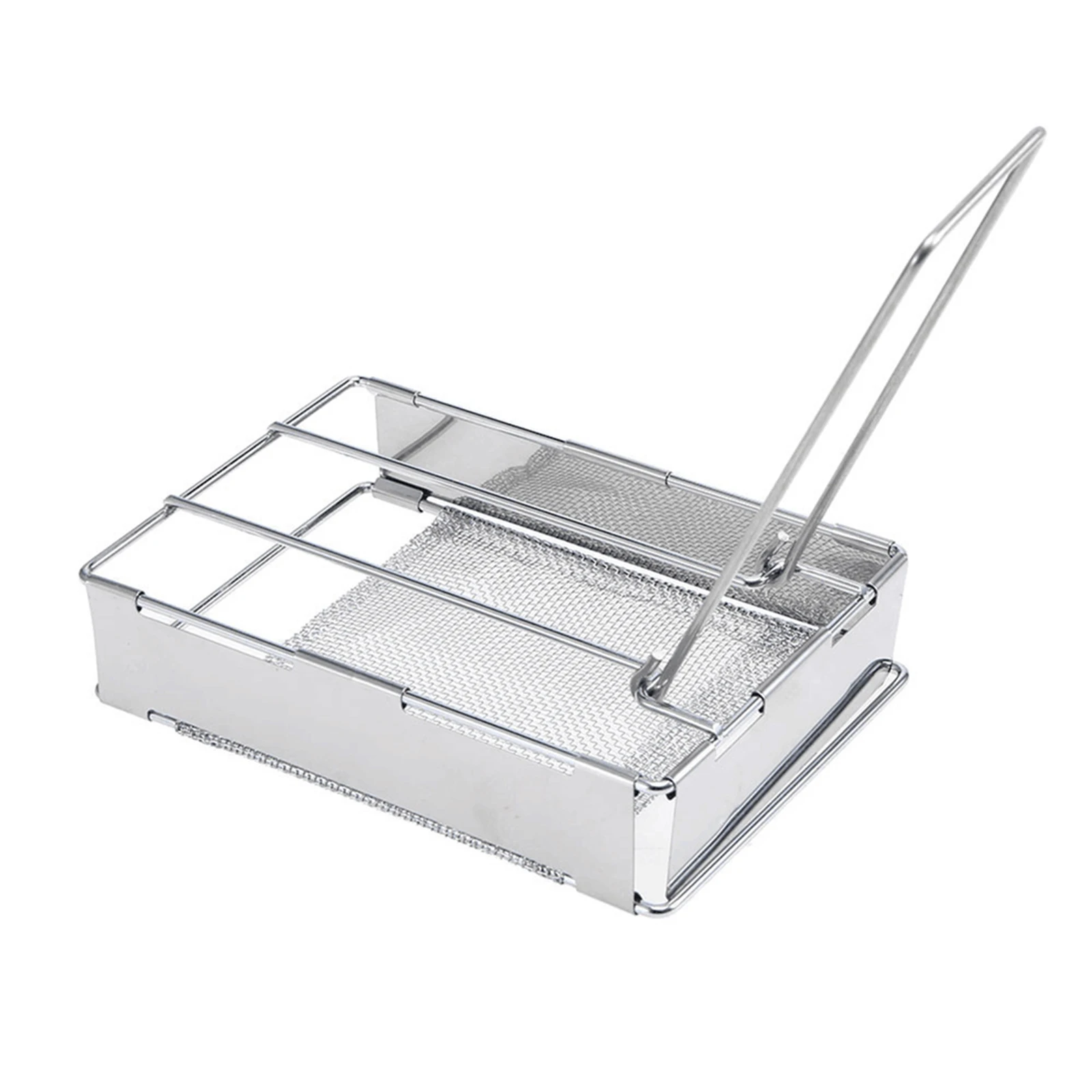 

Bread Toaster Transport Cooking Supplies Easy Storage Extreme Durability Folds Flat Hiking Portable Long Handle