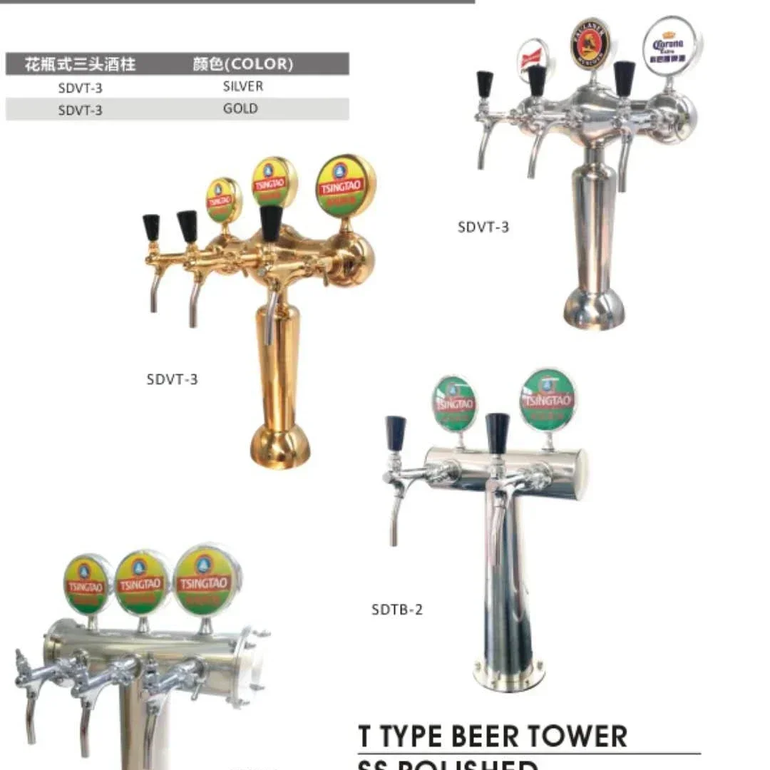 Tap towers Dispense draft beer towers Restaurants and bars Use beer towers with dispensers to connect to beer barrels