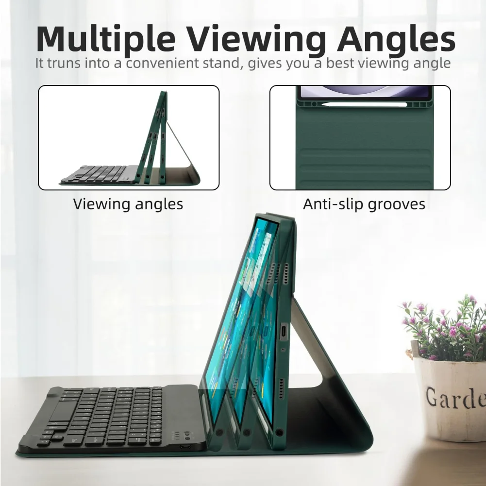 Wireless Tablet Cover RGB Keyboard Portable Keyboard Case Compatible For  Tab A9+ 11-inch (2023) SM-X210/X216/X218
