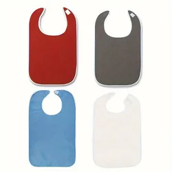 1/4pcs Adult Bibs Apron Bib for Men and Women Suitable for Seniors Stain Resistant Diet Cloth