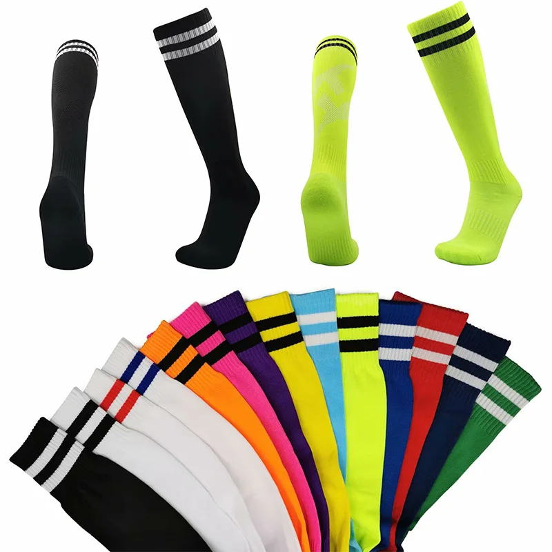 Big Discounts Adults Children Soccer Stockings Sweat-Absorbent Non-Slip Sports Socks Soft Wear-Resistant Football Massage Meias