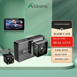 Adas Dash Cam 2K Wifi Car Camera 1296P For Car LDWS FCWS Front and Rear Dual Lens APP Control Night Vison 3 Inch IPS Dash cam