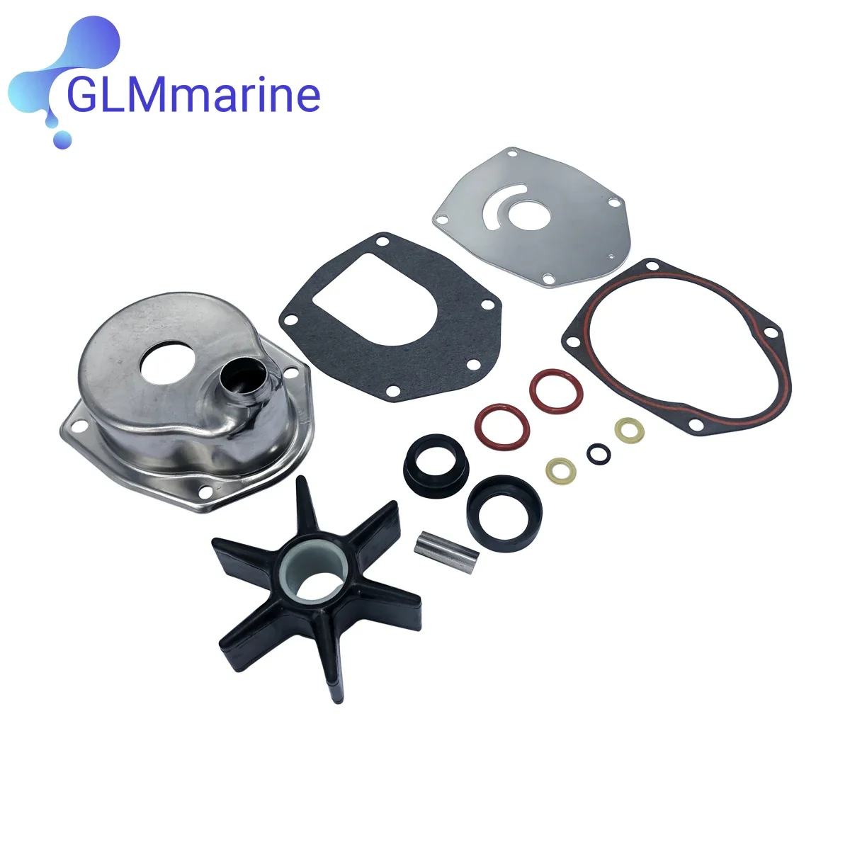 Water Pump Replacement Kit with Impeller for Mercury Mariner Mercruiser Drives Alpha I Gen II 40-350 HP 817275T4 817275A5