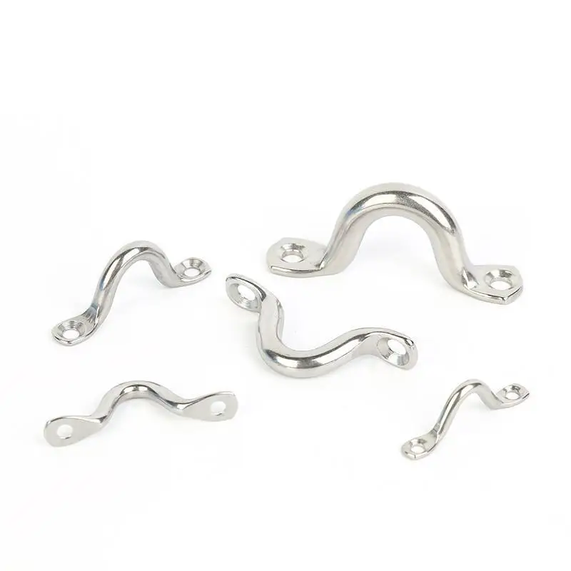 Stainless Steel Back Small Handle Hump Marine Bow Yacht Handle Fixed Door Handle Buckle Silver RV Engines Accessories