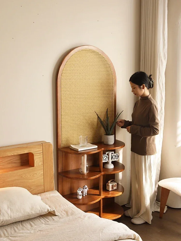 حار بيع الصلبة الخشب الروطان شاشة التقسيم غرفة المعيشة لمنع المدخل إلى رف مدخل غرفة نوم بسيطة #4