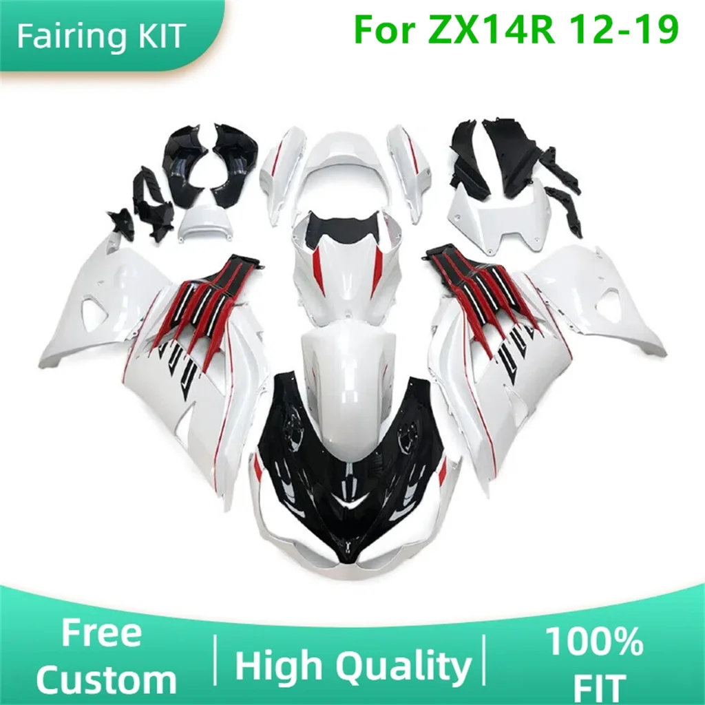 Bodywork for KAWASAKI ZX-14R 12 13 14 15 16 17 18 19 ZX 14R 2012-2013-2015-2018 2019 ZX14R Fairing Kit 100% Fit Injection Mold