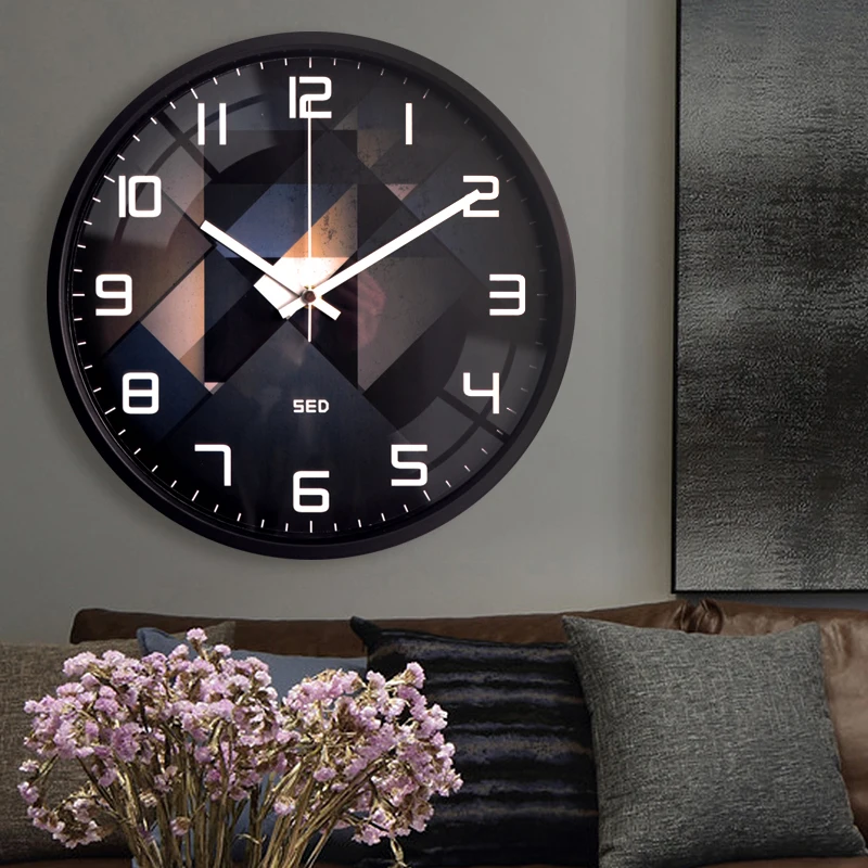 

Dinding Bundar Kreatif Modern Geometris Tiga Dimensi Jam Kuarsa Kepribadian Sederhana Ruang Tamu Kamar Tidur