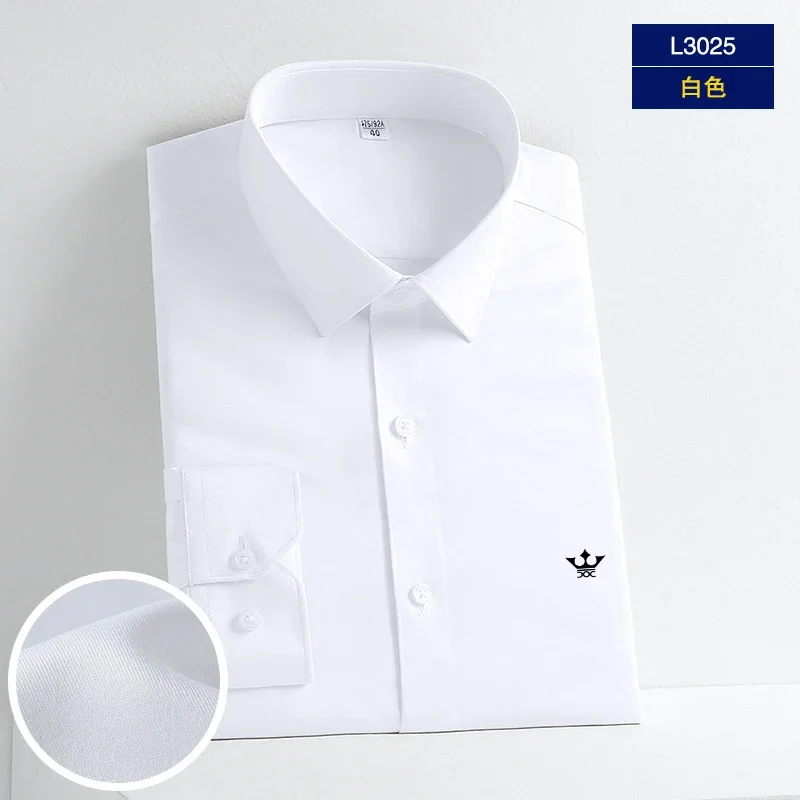 2022 Nova Moda Stretch Não-Ferro Camisa Anti-Drogas Clássico Sólida Business Freizeit kleidung Camisas de Manga Comprida Camisas