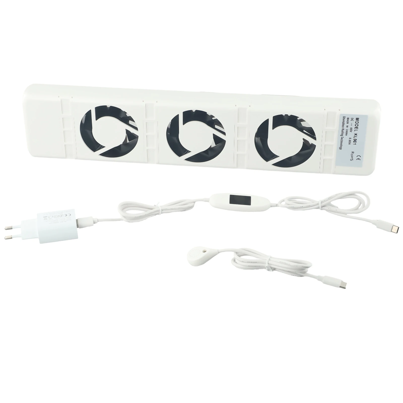 1/2/3PCS Smart Radiator Fan 30x7x3cm 100-240V 50/60Hz AC 350MA Booster Extension Set Ventilator Fan Cooling Fan Fireplace Fan