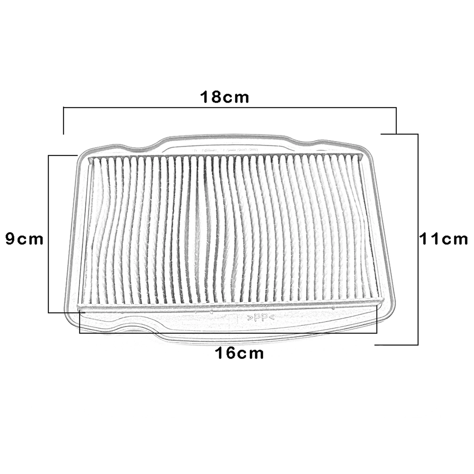 Filtro de entrada de aire para motocicleta, accesorio de repuesto modificado para Honda CB190R x, 1 unidad