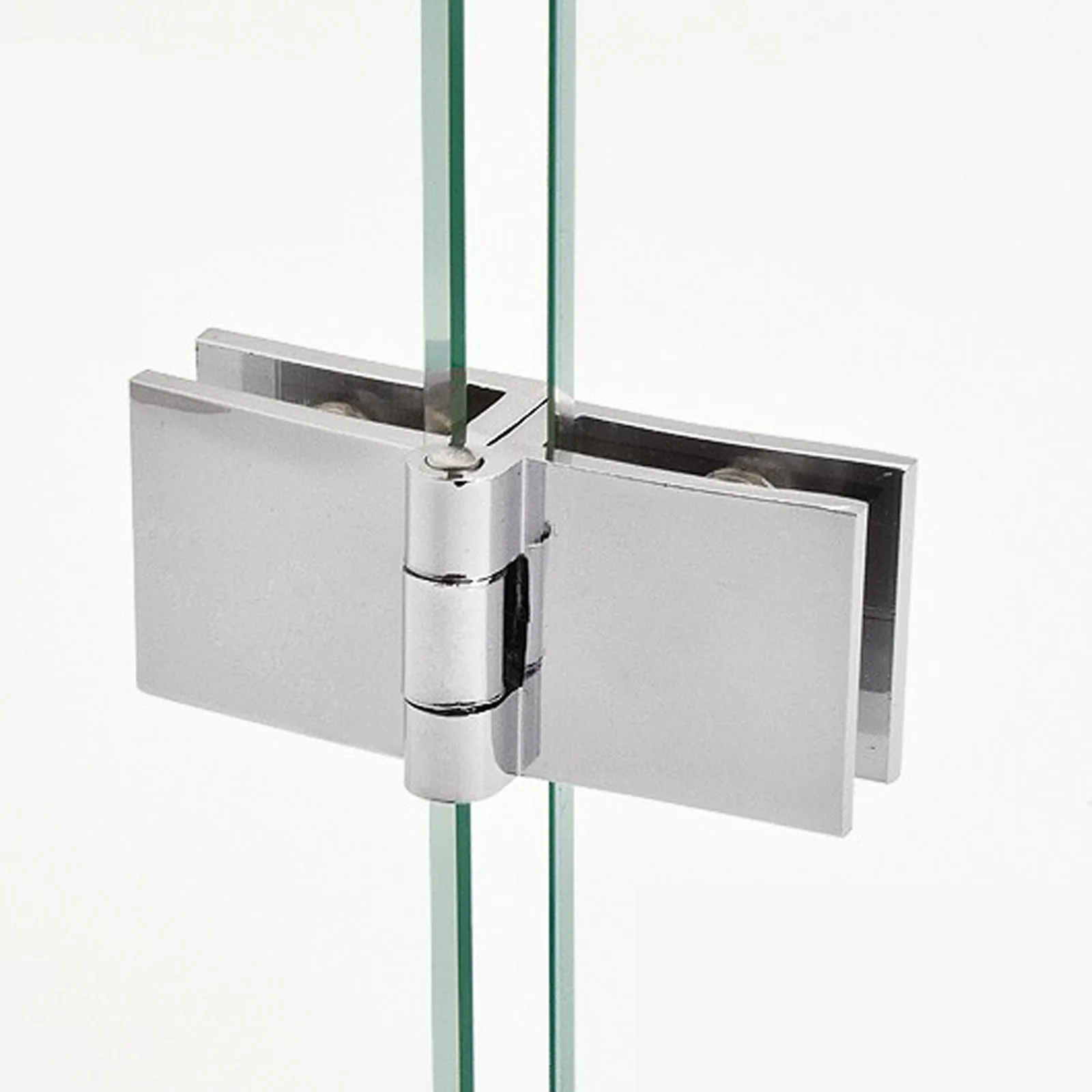 Cabinet Hinges Glass Clamp Bracket Hinges Alloy  Flat Back Square Glass Clip Adjustable Glass Clip Clamp Support Holder