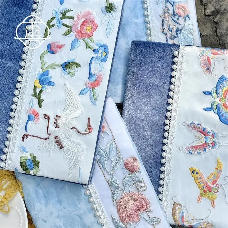 【Red-crowned Crane】Original Handmade A5A6 Notebook Covers Protector Book Sleeve Crafted Fabric Products Diary Cover，in Stock