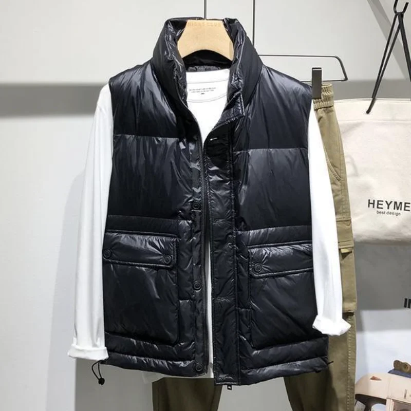 

Mens Vest Jacket Men New Warm Sleeveless Jackets Male Winter Casual Waistcoat Vests Chaquetas Veste Homme Brand Clothing E779