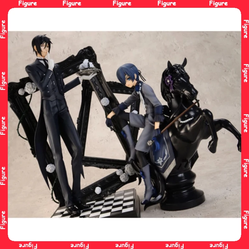 

Black Butler Book of Circus Ciel Phantomhive Sebastian Michaelis Action Figure Statue Collection PVC Model Kids Toys Doll Gifts